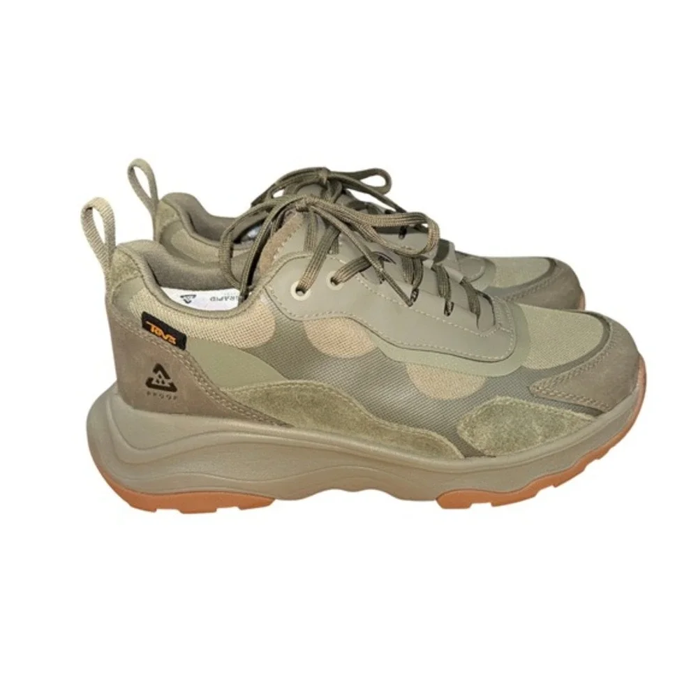 NEW‎ Teva Geotrecca Low RP Womens 7 Burnt Olive Green Waterproof Hiking Sneakers